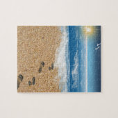 Abdrücke im Sand Puzzle (Horizontal)