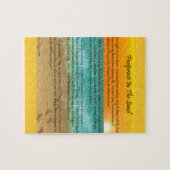 Abdrücke im Sand Puzzle (Horizontal)