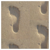 Abdrücke im Sand Stoff (Nahaufnahme)