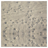 Abdrücke im Sand Stoff (Nahaufnahme)