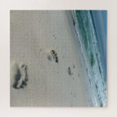 Abdrücke im Sand - Strand - 20x20 - PC 676 Puzzle (Horizontal)