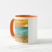 Abdrücke im Sand Tasse (Vorderseite Links)