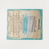 Abdrücke im Sand Wandteppich (Vorderseite (Horizontal))