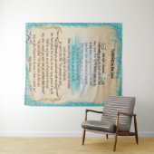 Abdrücke im Sand Wandteppich (Beispiel (Horizontal))