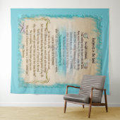 Abdrücke im Sand Wandteppich (Beispiel (Horizontal))