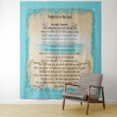 Abdrücke im Sand Wandteppich (Beispiel)