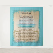 Abdrücke im Sand Wandteppich (Vorderseite)