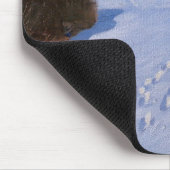 Abdrücke im Schnee 2009 Mousepad (Ecke)