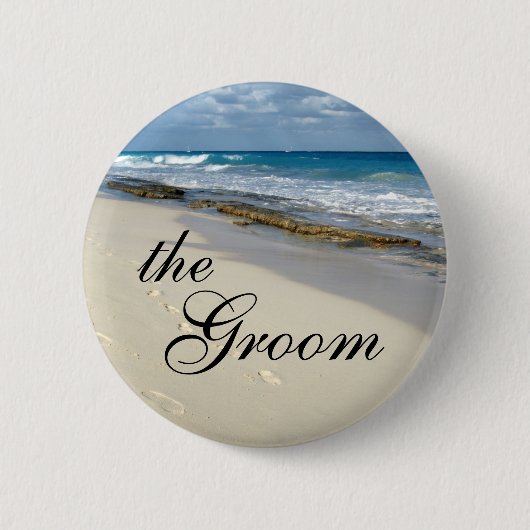 Abdrücke in den Sandknöpfen Button (Vorderseite)