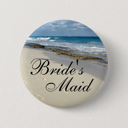 Abdrücke in den Sandknöpfen Button (Vorderseite)