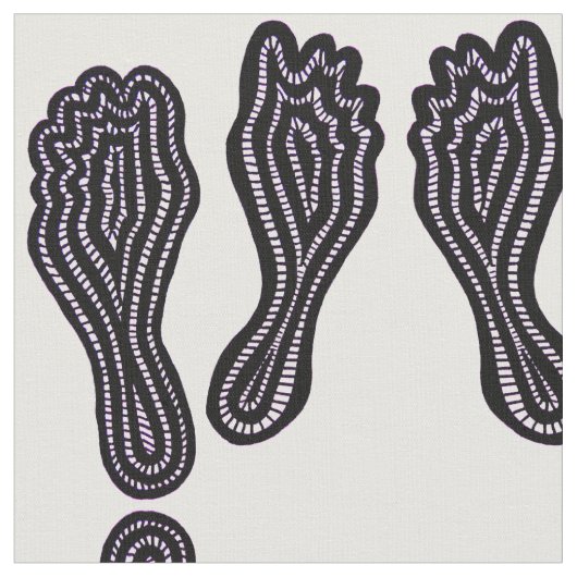 Abdrücke Stoff (Nahaufnahme)