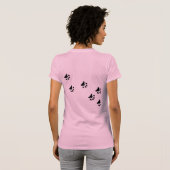 Abdrücke T-Shirt (Schwarz voll)