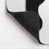 Abdrücke von nackten Füßen Mousepad (Ecke)