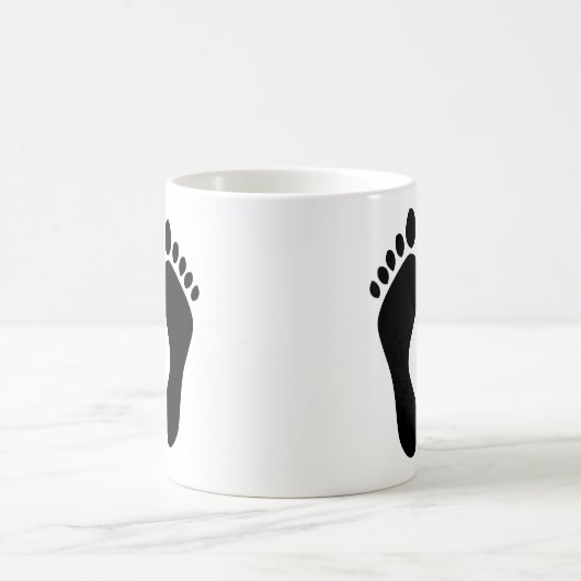 Abdruckfüße Kaffeetasse (Mittel)
