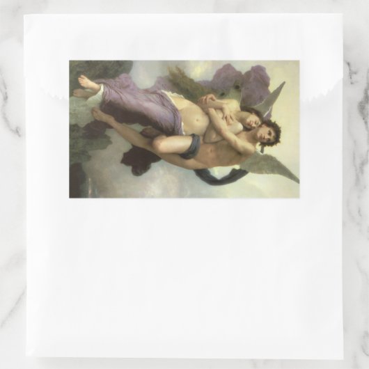 Abduktion (auch Ravoration) von Psyche durch Bougu Rechteckiger Aufkleber (Tasche)