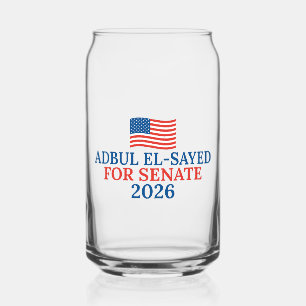 Abdul El-Sayed für den Senat Wahl 2026 Dosenglas