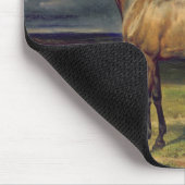 Abdul Medschid das arabische Pferd der Kastanie, Mousepad (Ecke)