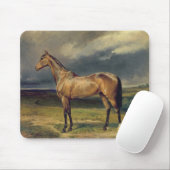 Abdul Medschid das arabische Pferd der Kastanie, Mousepad (Mit Mouse)
