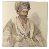 Abdullah - Kurde von Bitlis, 1852 Fliese (Vorderseite)