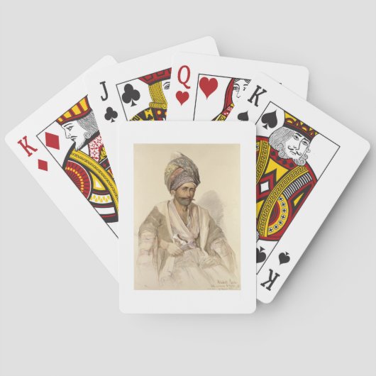 Abdullah - Kurde von Bitlis, 1852 Spielkarten (Rückseite)