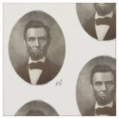 Abe Abraham Lincoln amerikanischer Stoff (Nahaufnahme)