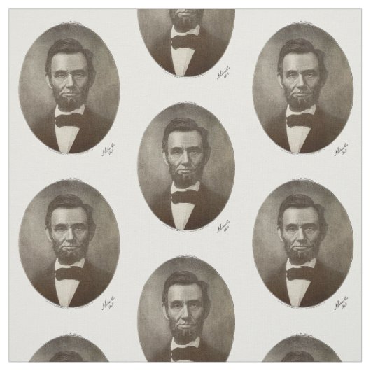 Abe Abraham Lincoln amerikanischer Stoff (Muster)