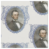 Abe Abraham Lincoln amerikanischer Stoff (Nahaufnahme)