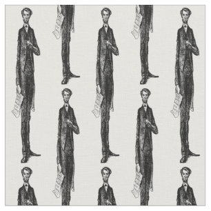 Abe Abraham Lincoln amerikanischer Stoff