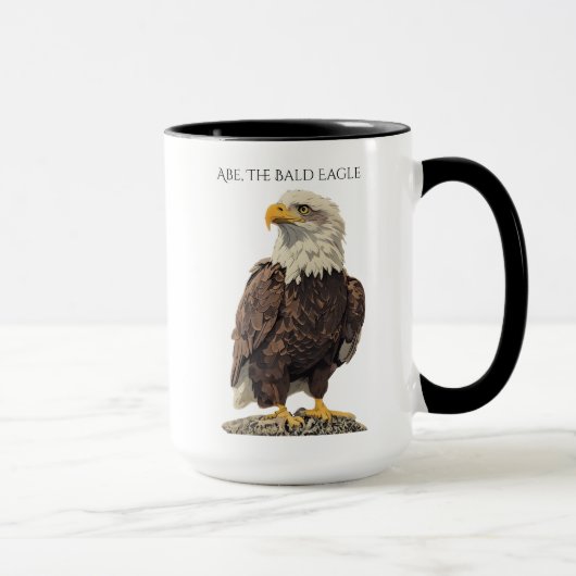 Abe der Weißkopfseeadler Becher Tasse (Rechts)
