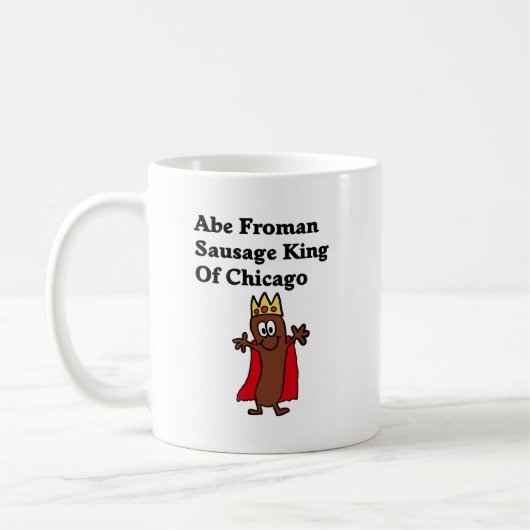 Abe Froman Wurst-König von Chicago Kaffeetasse (Links)
