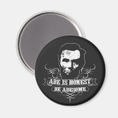 Abe ist ehrlich, abesome zu sein magnet (Vorderseite/Rückseite)