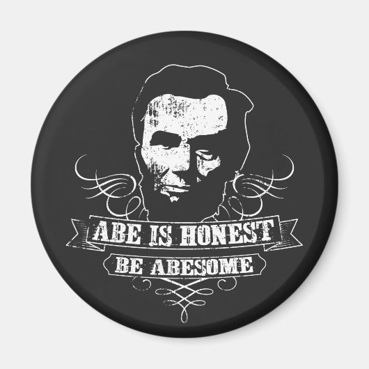 Abe ist ehrlich, abesome zu sein magnet (Vorne)
