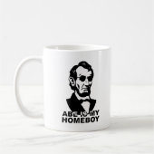 Abe ist mein Homeboy Kaffeetasse (Links)