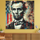 ABE LINCOLN 16. US-PRÄSIDENT 12 LEINWANDDRUCK (Insitu (Wohnzimmer))