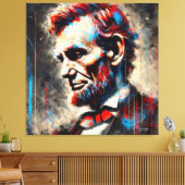 ABE LINCOLN 16. US-PRÄSIDENT 5 LEINWANDDRUCK (Insitu (Wohnzimmer))