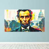 ABE LINCOLN 2 LEINWANDDRUCK (Insitu (Holzboden))