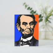 ABE LINCOLN (2) POSTKARTE (Stehend Vorderseite)
