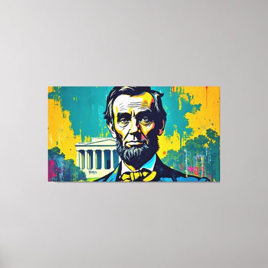 ABE LINCOLN 4 LEINWANDDRUCK (Vorderseite)