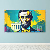 ABE LINCOLN 4 LEINWANDDRUCK (Insitu (Holzboden))