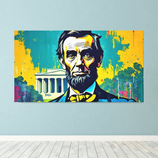 ABE LINCOLN 4 LEINWANDDRUCK (Insitu (Holzboden))