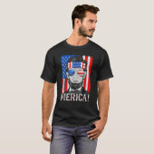 Abe Lincoln 4th Of July Fourth Of July T-Shirt (Vorne ganz)