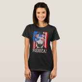 Abe Lincoln 4th Of July Fourth Of July T-Shirt (Vorne ganz)