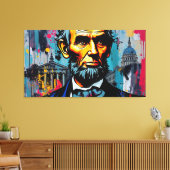 ABE LINCOLN 5 LEINWANDDRUCK (Insitu (Wohnzimmer))