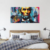 ABE LINCOLN 5 LEINWANDDRUCK (Insitu (Schlafzimmer))