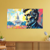 ABE LINCOLN 9 LEINWANDDRUCK (Insitu (Wohnzimmer))