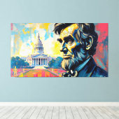 ABE LINCOLN 9 LEINWANDDRUCK (Insitu (Holzboden))