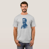Abe Lincoln, blau T-Shirt (Vorne ganz)