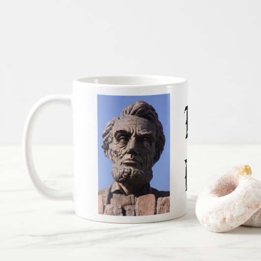 Abe Lincoln Coffee Tasse (Mit Donut)