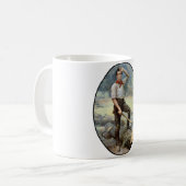 Abe Lincoln -- Der Schienen-Teiler Kaffeetasse (Vorderseite Links)