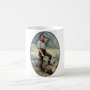 Abe Lincoln -- Der Schienen-Teiler Kaffeetasse